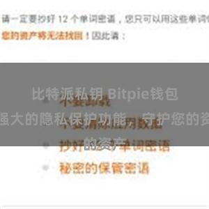 比特派私钥 Bitpie钱包：强大的隐私保护功能，守护您的资产