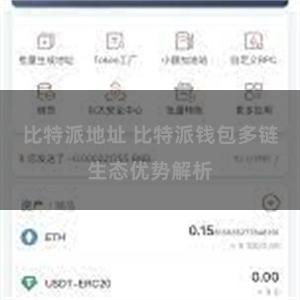 比特派地址 比特派钱包多链生态优势解析