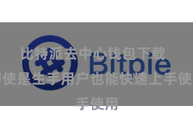 比特派去中心钱包下载  即使是生手用户也能快速上手使用